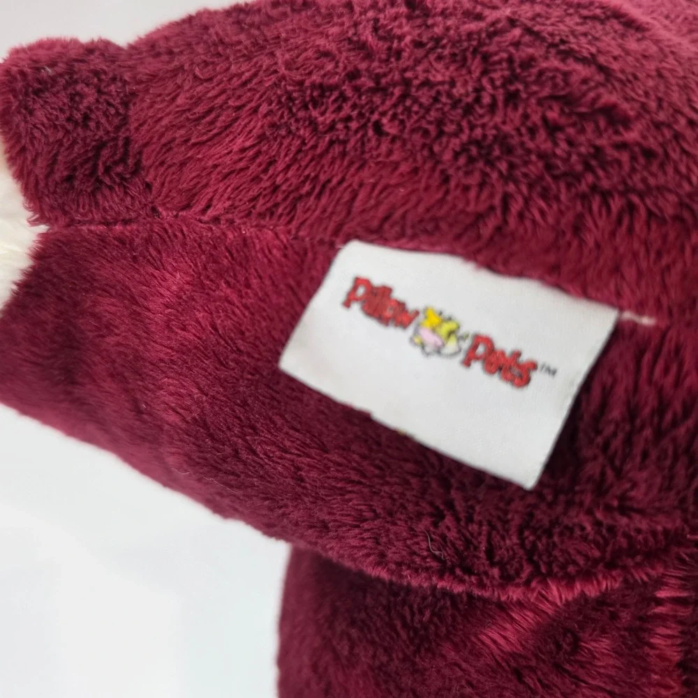 Texas A&M Reveille Pillow Pet Plush Mascot Maroon Logo College Football 12th Man - Picture 4 of 11